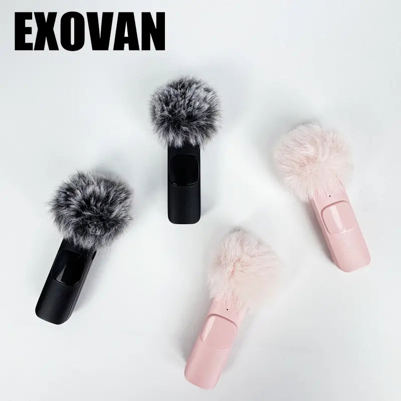 Professional Wireless Mini Microphone Set for iPhone/Smartphone - Dual Lapel Microphones with Enhanced Audio Clarity for Video Recording, Interviews, and Vlogs - Noise Reduction and High-Quality Stereo Wireless Vlogging Solution
